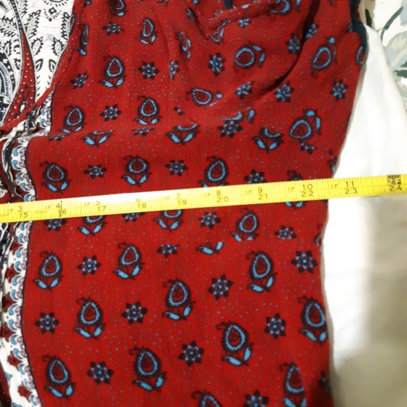 Forbidden Los Angeles Boho Cold Shoulder Size L - Picture 3 of 5